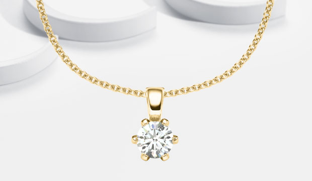 Diamantketten mit Anhänger | acredo