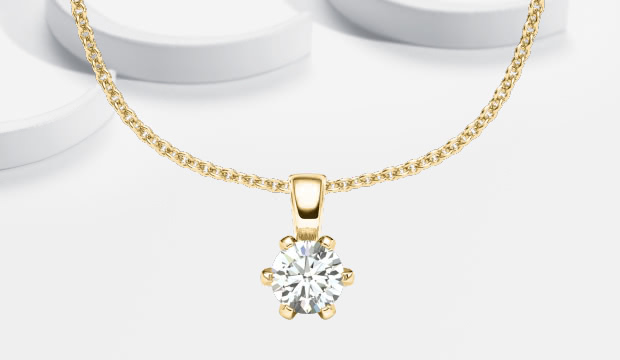 Diamantketten mit Anhänger | acredo