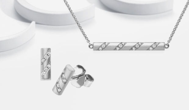 Weißgold Schmuck - elegant & zeitlos | acredo