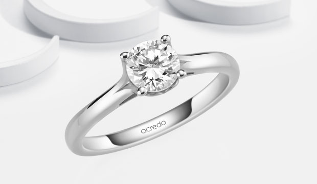 Verlobungsringe 0,7 ct mit Zertifikat | acredo