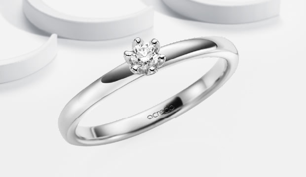 Verlobungsringe aus Platin - elegant & individuell | acredo