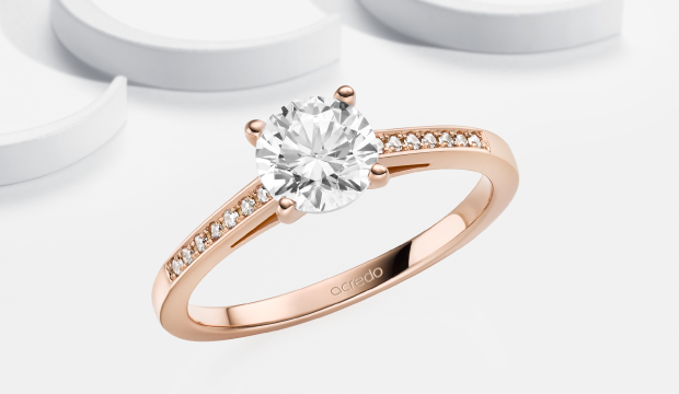 Verlobungsringe in Rotgold