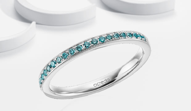 Farbige Memoire Ringe  | acredo