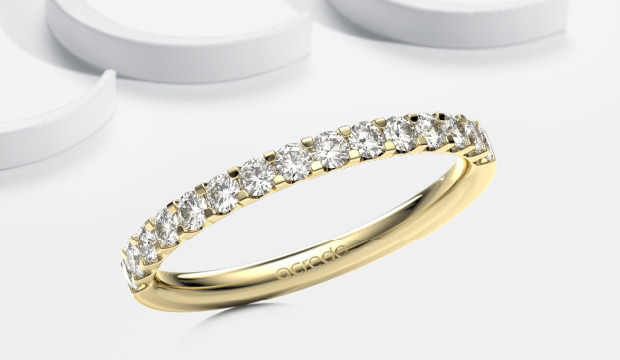 Exklusive Memoire-Ringe bis 0,25 ct pro Stein