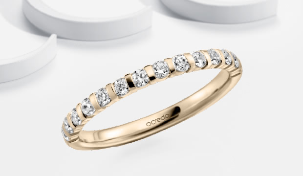 Memoire Ringe halb ausgefasst | acredo