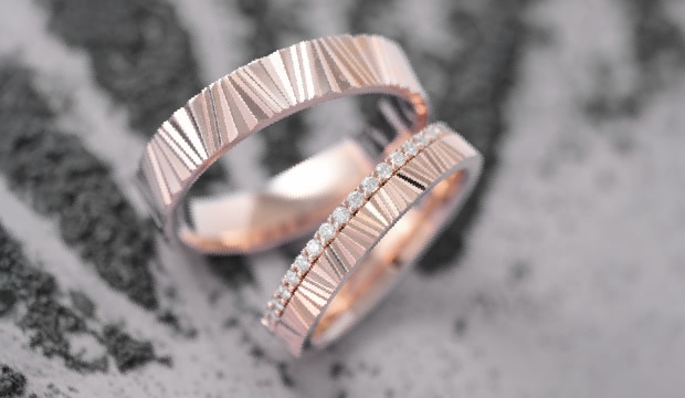 Facetted Connections Eheringe & Trauringe | acredo