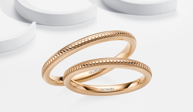 Wedding Rings with Hearts | acredo