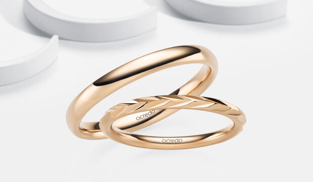 Natural Beige Eheringe & Trauringe | acredo